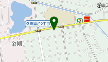 久野喜動物病院の地図画像