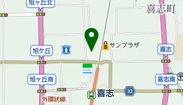 IWAI美容室喜志店の地図画像