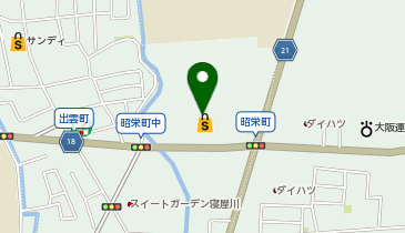 ジョーシン寝屋川店の地図画像