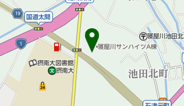 布亀株式会社北大阪営業所の地図画像