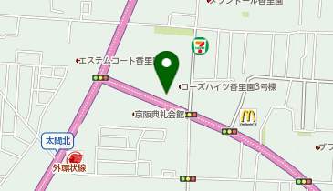 ダンススクールアクターの地図画像