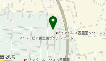 しみぬき工房クリーニングシロヤ 香里北之町本店の地図画像