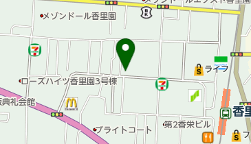 たつみ化粧品店の地図画像