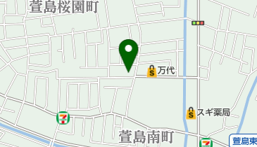 マルフク寝装の地図画像