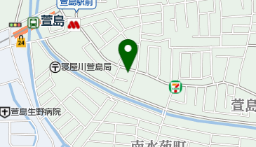 角元接骨院の地図画像