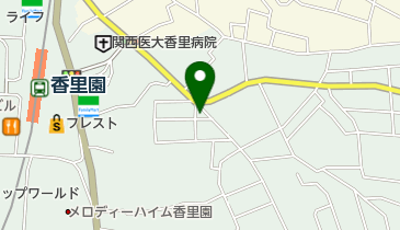 ピザーラ香里園店の地図画像