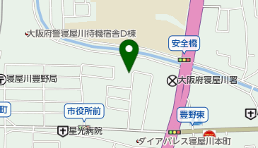 有限会社寝屋川塗装店の地図画像