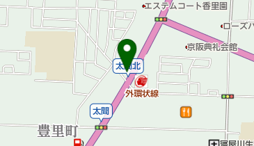 有限会社片岡塗料店の地図画像