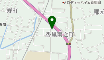 美容室プチの地図画像