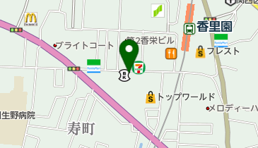 ママス香里園店の地図画像