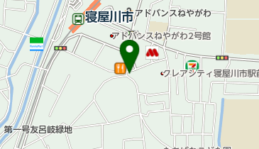 平岡メガネの地図画像
