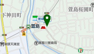 カエデ薬局萱島店の地図画像