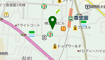 セントジョージ香里園店の地図画像