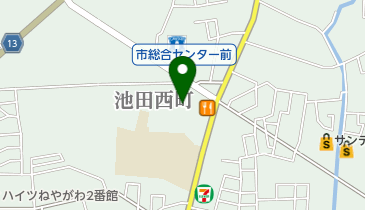 寝屋川市役所 高齢介護室の地図画像