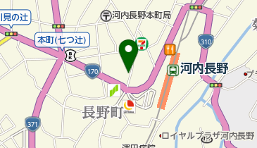 コマサ化粧品本店の地図画像