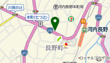 西野布団店の地図画像