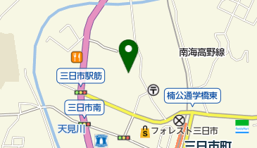 香川生花店の地図画像