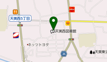 松原市立 天美公民館の地図画像