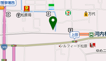 松原聖書教会の地図画像