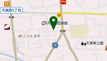 天美クリーンの地図画像