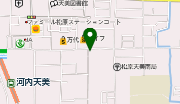 カツヤクリーニング 南店の地図画像
