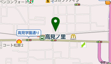 松原民主商工会の地図画像
