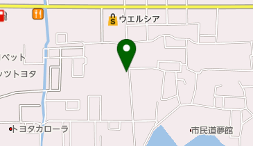 美容室とっぷべるの地図画像