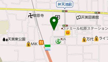 角田商事の地図画像