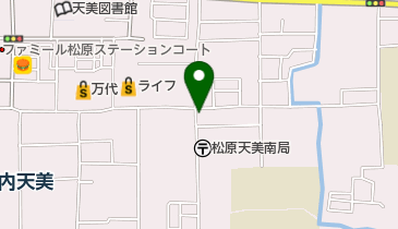 十字屋薬局の地図画像