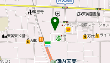 フローレンス天美支店の地図画像