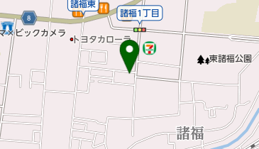 KBCデンキ 諸福店の地図画像