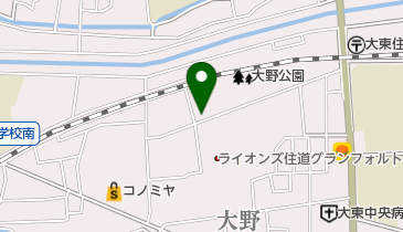 サンコー電機大東店の地図画像