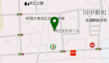 大東市立 公民館の地図画像