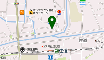 上山カイロプラクティックの地図画像