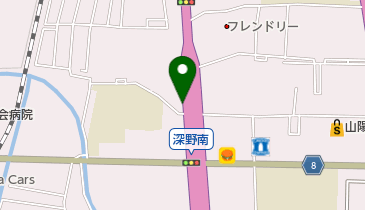 波多野自動車工業の地図画像