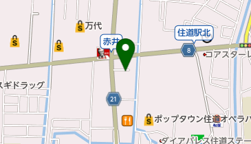 スナック舞夢の地図画像