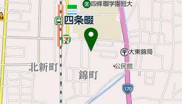 カヨ美容室の地図画像