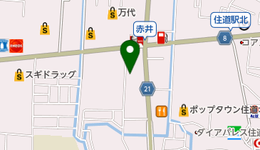 ヘアーサロン・ハッピー赤井店の地図画像