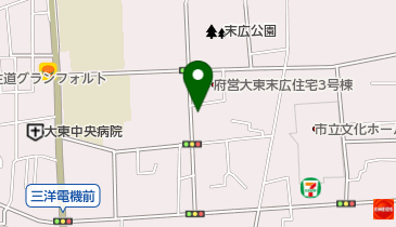 ヘアーサロンホープの地図画像