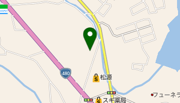 植田塗料株式会社の地図画像