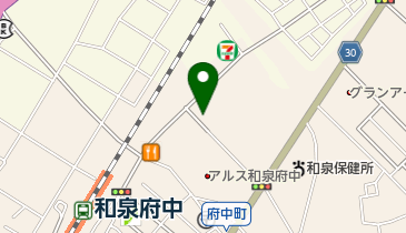 オビーナ美容室の地図画像