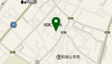 和泉市立小栗の湯の地図画像
