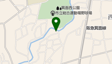 箕面製あん所の地図画像