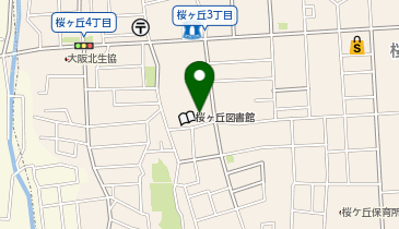 箕面市立 桜ケ丘老人いこいの家の地図画像