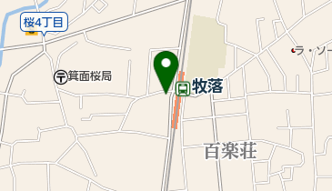 唐木幸子バレエスタジオの地図画像