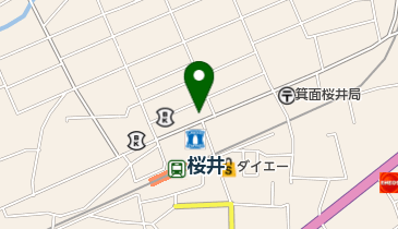 おしゃれ洗濯じゃぶじゃぶ桜井店の地図画像