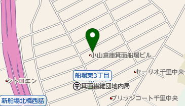 北摂夜間救急動物病院の地図画像