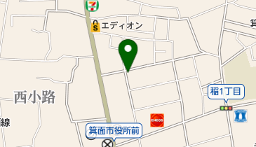 株式会社ヤクルト大阪ヤクルト販売・箕面もみじセンターの地図画像