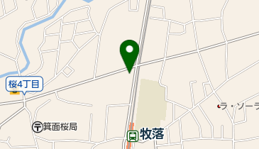 メガネのアイガン箕面牧落店の地図画像