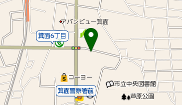 メガネのサンワの地図画像